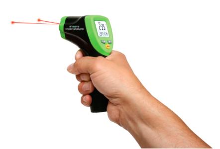 Elma 611B- Infrared thermometer -50°C to 1000°C double laser