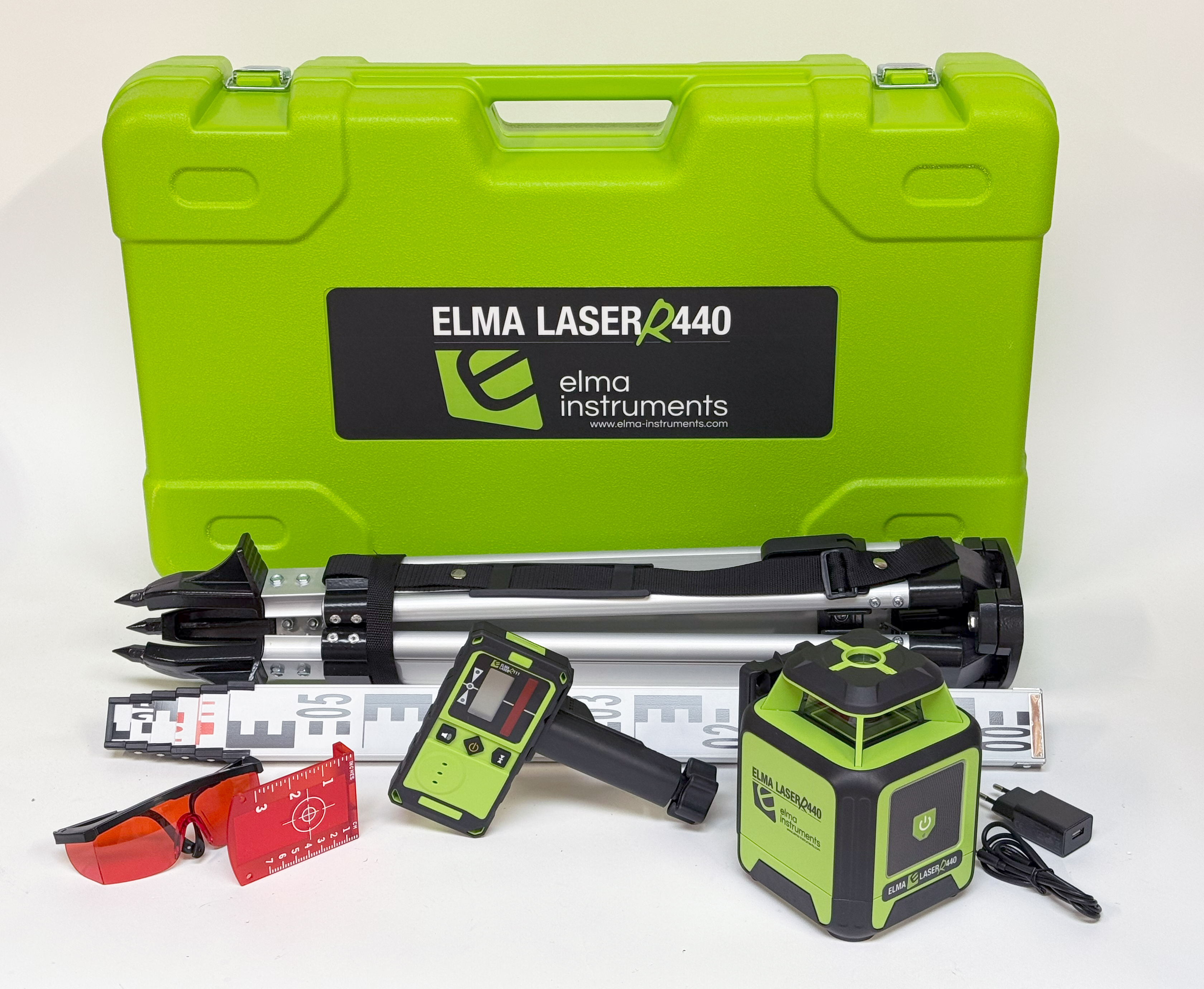 Elma Laser R440 Combo horizontal rotation laser set in case