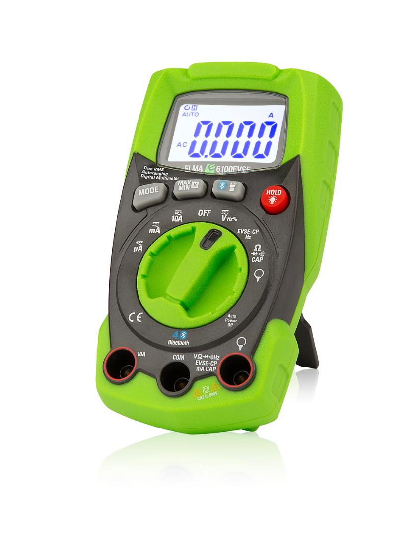 Elma 6100EVSE multimeter with BT and CP EVSE