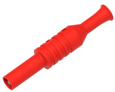 Safety Banana Plug - 1065, red