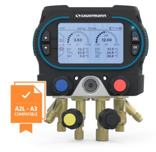 Kimo/Sauermann Si-RM450 smart 4-way manifold set 6