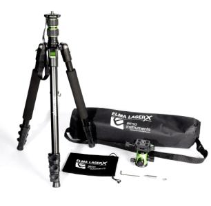 Elma Laser X Tripod with tilt head and 1/4 thread in bag