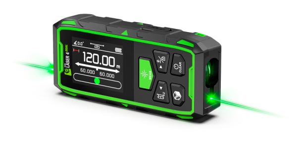 Elma Laser 4 Dual distance meter, 2 x 60 meters